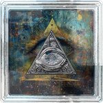 Pièce de monnaie en Argent 2000 Francs g 62.2 (2 oz) Millésime 2025 Conspiracy DIGITIZED EYE OF PROVIDENCE