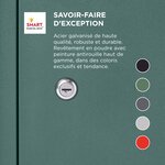 Boîte à colis Large Vert 2 portes Acier galvanisé SMART PARCEL BOX™