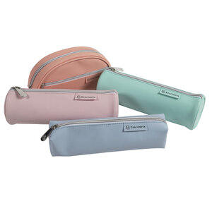 Trousse aquarel gomme 3 formes et 4 couleurs assorties - x 18 - exacompta