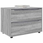vidaXL Armoire de rangement Gris Sonoma 80 x 48 x 57 cm