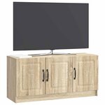 vidaXL Meuble TV Chêne Sonoma 99 x 34 5 x 47 cm Bois d'ingénierie