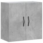 vidaXL Armoire murale gris béton 60x31x60 cm bois d'ingénierie