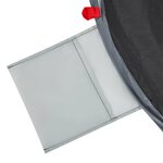 vidaXL Tente de plage 2 personnes gris escamotable imperméable