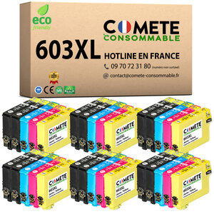 603XL - 30 cartouches compatibles pour Epson 603 XL - COMETE
