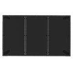 vidaXL Ensemble à manger jardin et coussins 7 Pièces Noir et gris Rotin