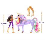 Spin Master 6067325 - Unicorn Academy Licorne Wildstar Avec Lumières et Poupée mannequin Sophia