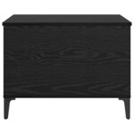 vidaXL Table basse Chêne noir 60 x 44 5 x 45 cm Bois d'ingénierie