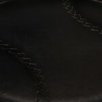 vidaXL Tabourets de bar lot de 2 noir cuir de chèvre véritable