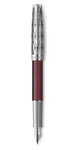PARKER Sonnet Premium Stylo plume Métal et Laque Rouge Plume moyenne 18k Coffret cadeau