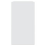 vidaXL Armoire à chaussures blanc 80x34x63 cm bois d'ingénierie