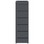vidaXL Porte-parapluies Anthracite Métal Moyen Décos modernes