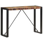 vidaXL Table console 110x35x76 cm Bois de récupération massif