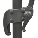 vidaXL Parasol de jardin en porte-à-faux avec double toit vert