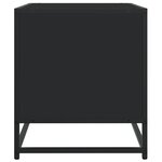 vidaXL Meuble TV noir 180x40x46 cm bois d'ingénierie