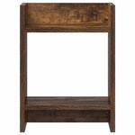 vidaXL Support de Plante Chêne fumé 30 x 30 x 40 cm Bois d'ingénierie