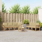 vidaXL Ensemble de canapés d'extérieur 7 pc