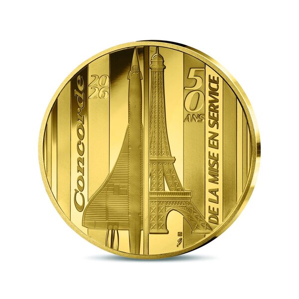 Concorde Monnaie de 50€ 1/4 Oz Or