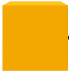 vidaXL Armoire de rangement Jaune moutarde 80 x 40 x 40 cm Acier