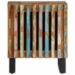 vidaXL Tables de chevet 2 Pièces 40x34x46 cm bois massif de récupération