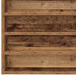 vidaXL Cabinet d'Affichage avec étagère Bois Ancien 100 x 8.5 x 50 cm