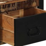 vidaXL Table de chevet multicolore 40x35x25 cm bois de récupération