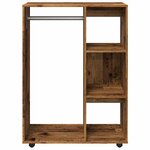 vidaXL Garde-robe vieux bois 80x40x110 cm bois d'ingénierie