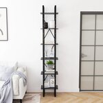 vidaXL Armoire haute Gris 40x30x210 cm Bois de pin solide