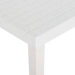 vidaXL Table de jardin 220x90x72 cm PP Blanc