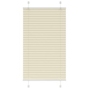 vidaXL Store plissé crème 75x100 cm largeur du tissu 74 4 cm polyester