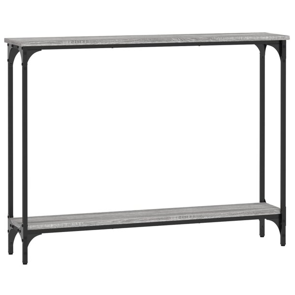 vidaXL Table console sonoma gris 100x22 5x75 cm bois d'ingénierie