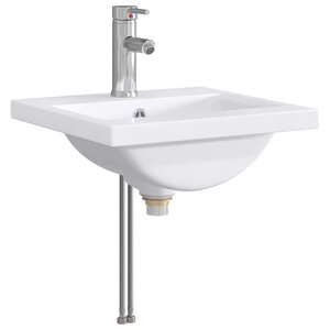 vidaXL Lavabo de salle de bains Chrome 42 x 40 x 16 5 cm métal