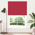 vidaXL Store enrouleur occultant rouge largeur du tissu 151 6 cm