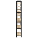 vidaXL Étagère Chêne sonoma 156 x 25 x 167.5 cm Bois d'ingénierie