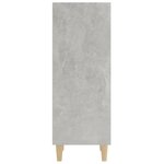 vidaXL Buffet Gris béton 34 5x32 5x90 cm Bois d'ingénierie