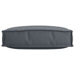vidaXL Coussin pour assise de palette Anthracite 60 x 60 x 12 cm