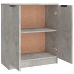 vidaXL Buffets 3 Pièces gris béton bois d'ingénierie