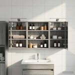 vidaXL Ensemble de Meubles de Salle de Bain 3 Pièces 100 x 10 5 x 50 cm