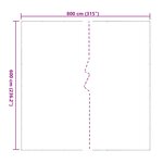 vidaXL Couverture pour plantes Transparent 6 x 8 m PVC