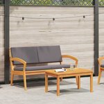 vidaXL Ensemble bistrot 2 Pièces Marron Bois d'acacia massif