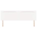 vidaXL Tête de lit Montage mural avec tête de lit Blanc 180 cm PVC