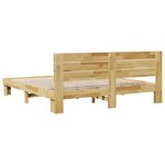 vidaXL Cadre de lit avec tête de lit sans matelas 180 x 200 cm