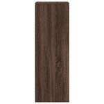 vidaXL Buffet avec LED chêne marron 42 5x34x100 cm bois d'ingénierie