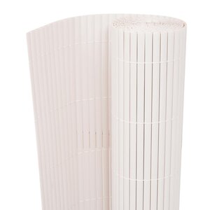 vidaXL Clôture de jardin Double face 90 x 300 cm Blanc