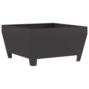 vidaXL Braise Noir 80 x 80 x 43 cm Acier