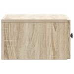 vidaXL Cabinet de chevet mural Chêne Sonoma 33 x 34 5 x 20 cm