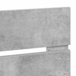 vidaXL Tête de lit Gris béton 100 cm Bois d'ingénierie