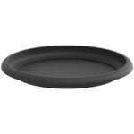vidaXL Pots de plantes 24 Pièces Noir Ø 26 x 21.5 cm Plastique