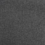 vidaXL Tabouret de bar Gris foncé Tissu