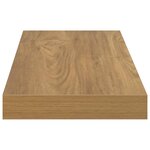 vidaXL Étagère Murale Marron 90 x 23 5 x 4 cm Bois d'ingénierie