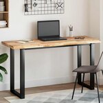 vidaXL Dessus de table rectangulaire 160x50x4 cm bois massif d'acacia